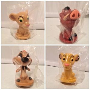New Disney Kellog 4 Piece Set Bobble Head 🌸